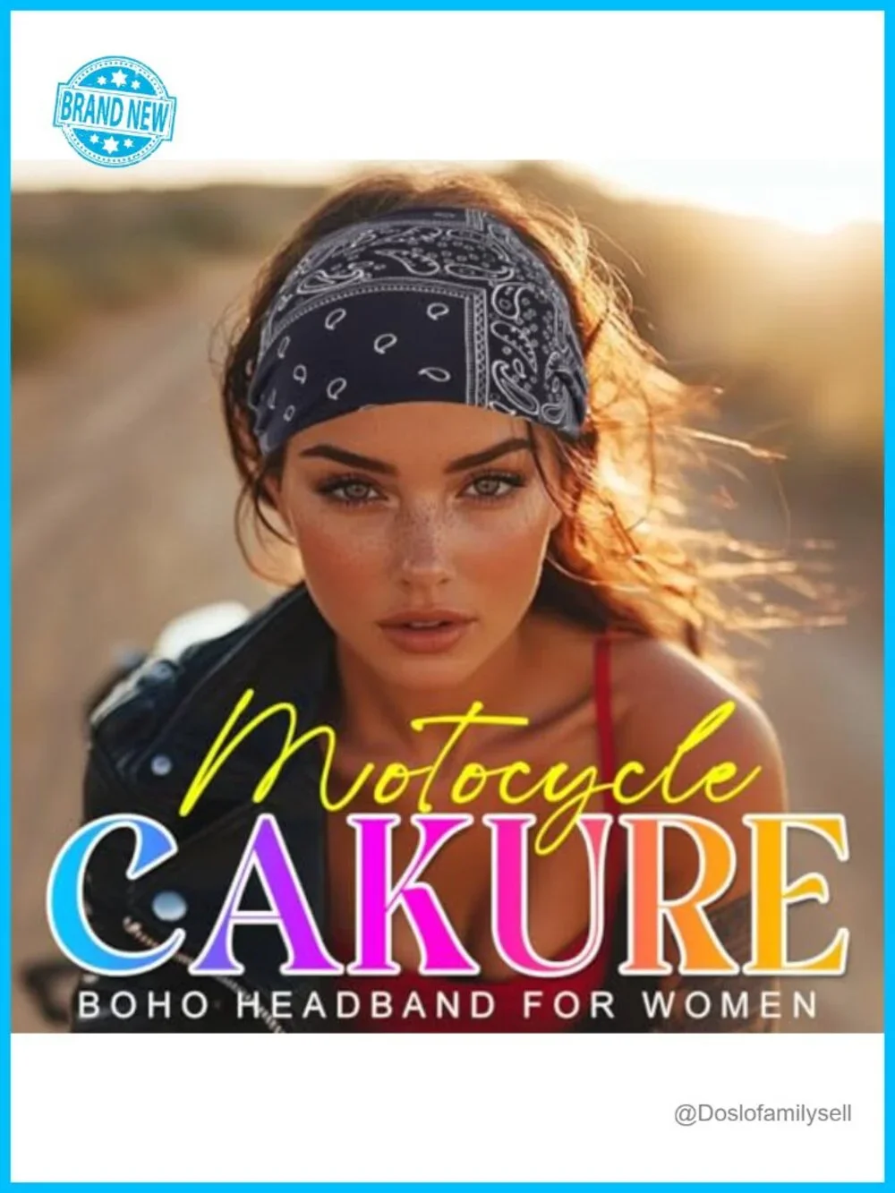 Boho Wide Headbands Knotted Head Wraps African Head Scarf Motorcycle Hair